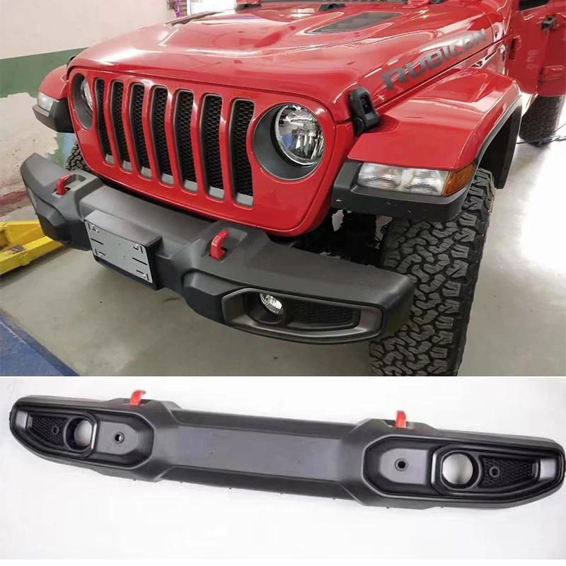 Jk jl-フロントバンパー,4*4,オフロード車用,2007-2022,10周年