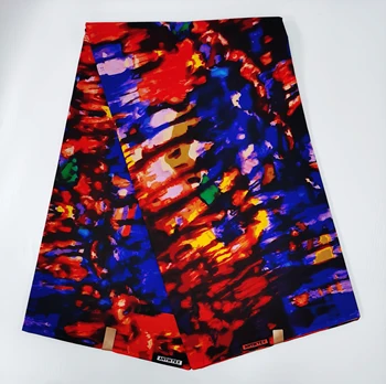 2026 Newest Ankara Real Wax Fabric Guaranteed Veritable African Wax Print Pagne Fabric 100% Cotton 6 Yards Ghana Style Dresses 1