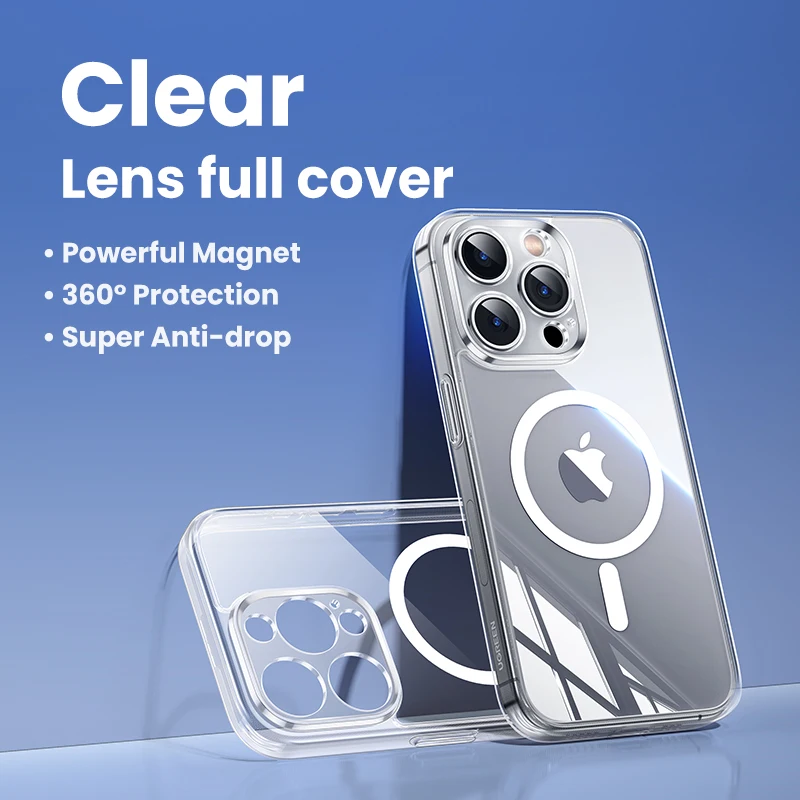 Funda magnética mate UGREEN para iPhone 15 Pro Max Fundas a prueba de golpes para iPhone 16 Pro Plus 15pro para funda Magsafe Macsafe