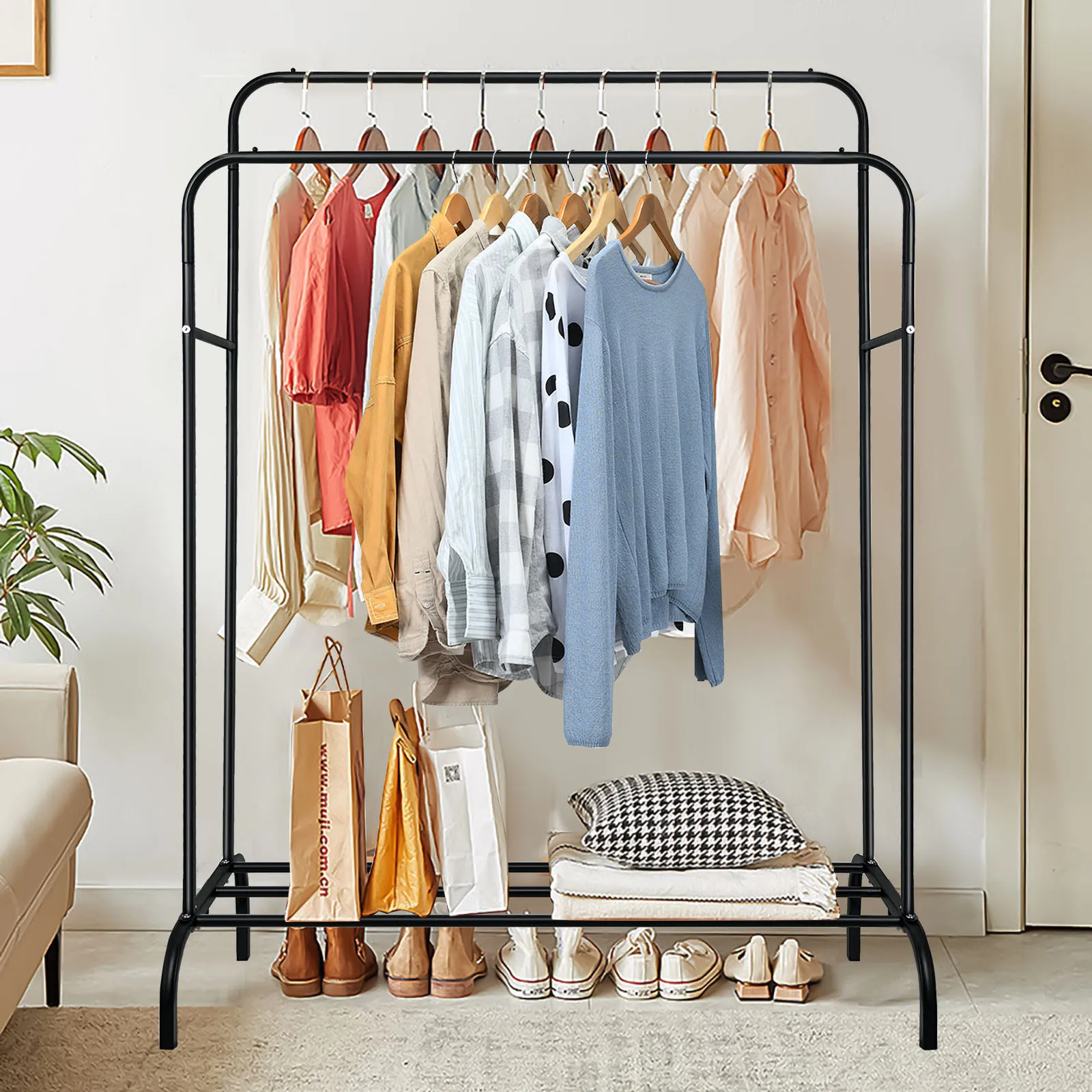 أرفف تخزين ملابس متعددة الأغراض
