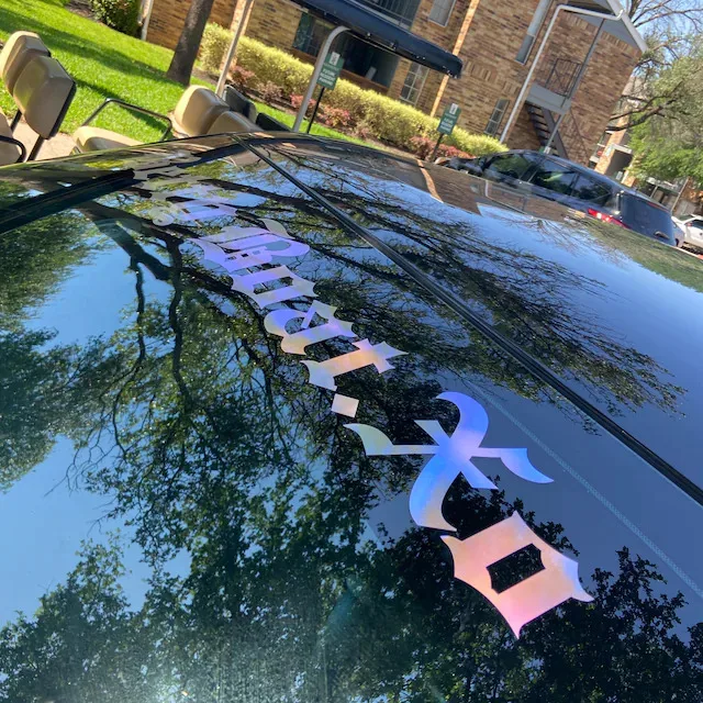 Custom Windscreen Text Stickers Customize Your Logo Or Text Vinyl Car