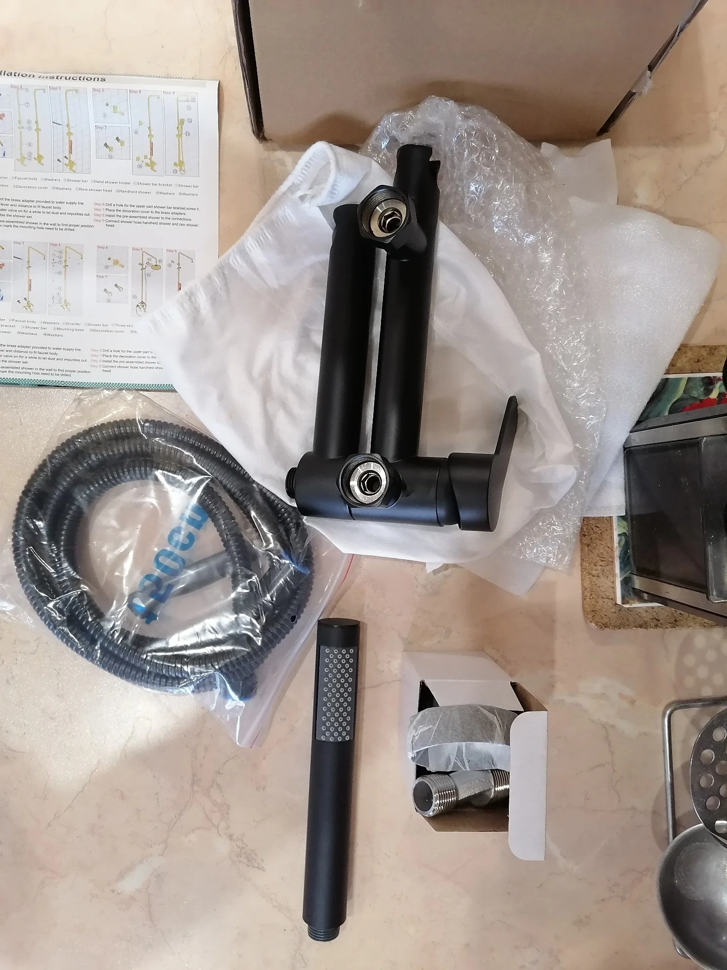 Mitigeur de bain et douche avec pommeau photo review