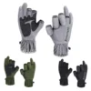 Aventik Winter Fishing Gloves 3 Finger Flip Fleece Gloves Superior Warm for Men and Women Fish Angling Gloves