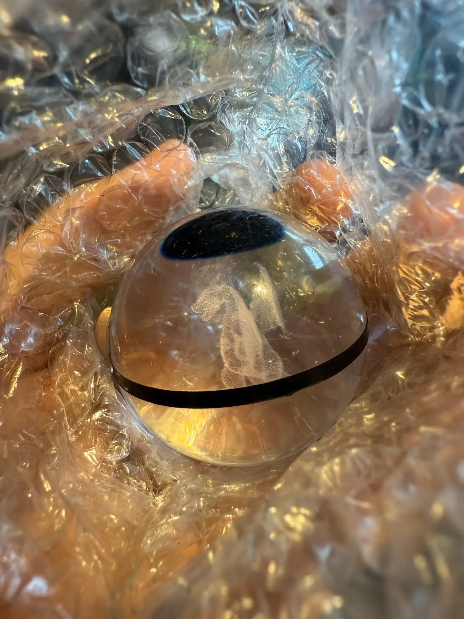 Pokemon Crystal Ball 3D Pikachu Gengar Mewtwo Night Light Lamp