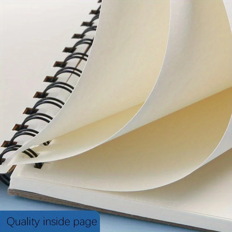 4 Pieces Sketchbook, Top Spiral Binding Sketch Board, 1 Pack of 30 Sheets, Acid-Free Art Sketchbook Art Sketch Painting Writing 2