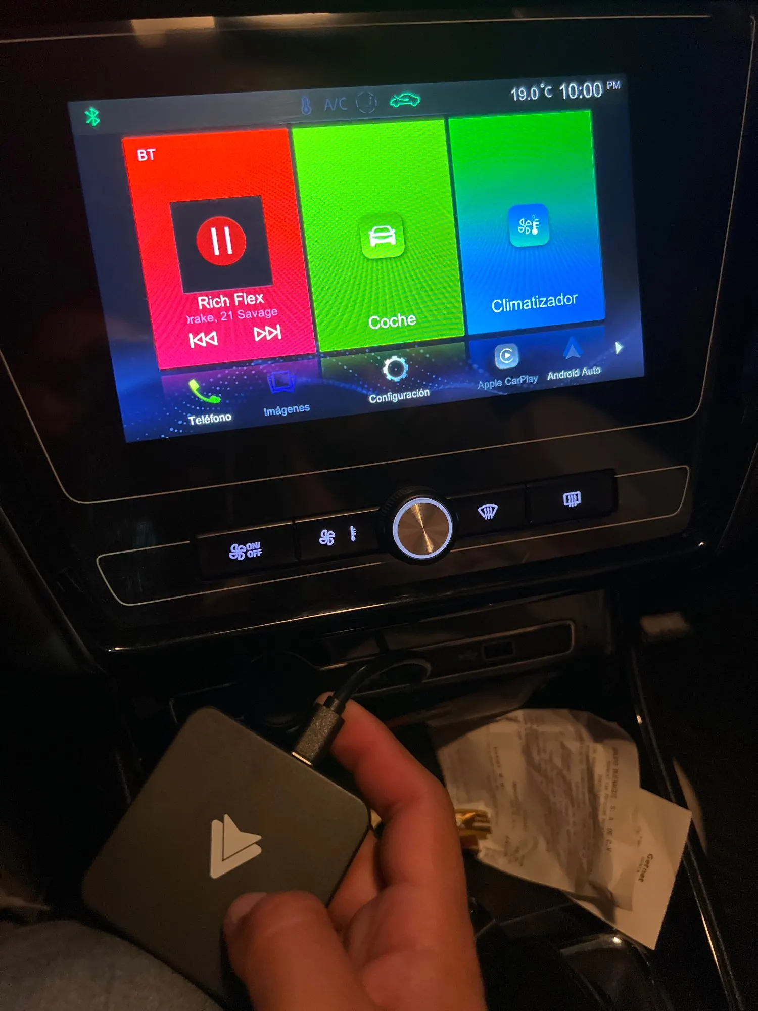 Adaptador Bluetooth para Android Auto/Apple CarPlay - MultimidiaWireless™ photo review