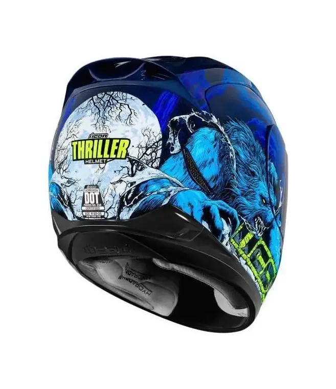 Icon airmada thriller helmet Blue