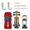 XGREPACK Goods Wall Mount Hook for Lego Technic Mercedes-AMG F1 W14 E (42171 Wall Hook) 2