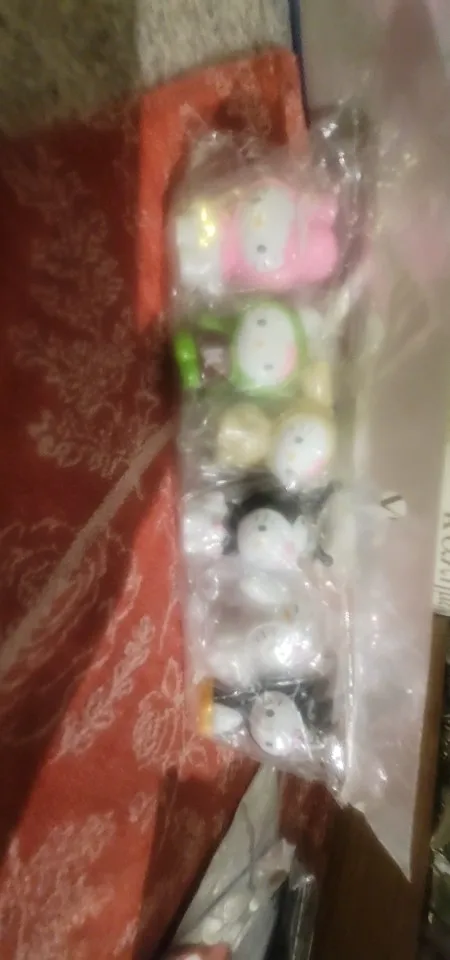 6pcs/Set Anime Sanrio Hello Kitty Action Figure Toys Cute Kuromi Mymelody Cinnamorol Figurine Dolls Children Kids Xmas Gift photo review