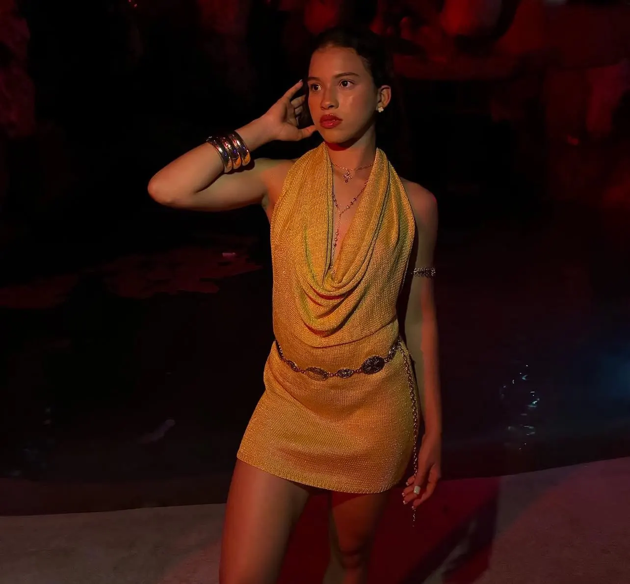 Vibrant Backless Mini Dress - Perfect Summer Cover-Up photo review