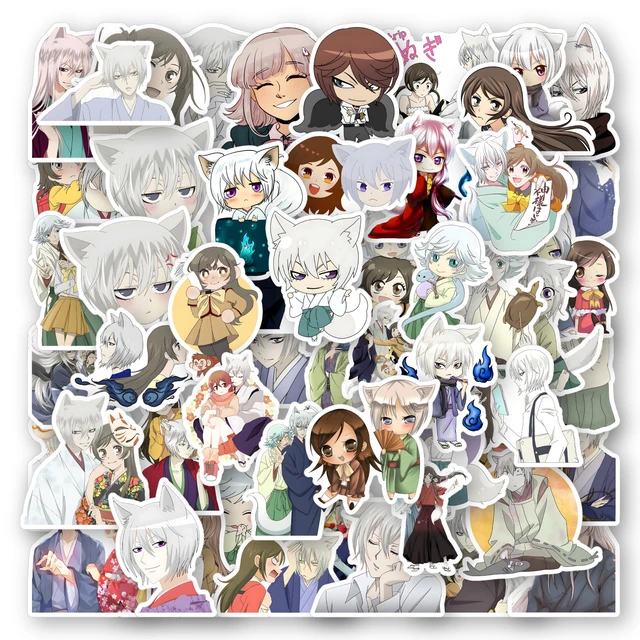 10/30/50 pçs anime kamisama amor beijo adesivos personagem bonito graffiti  decalques diy computador portátil