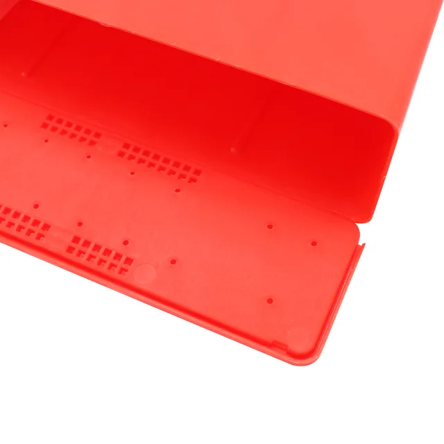 Méh Piros Dobozok Queen Szállító Doboz Ketrecekkel Tenyésztő Berendezés Cellás Műanyag Inkubátor Méhész Eszközök - Image 6