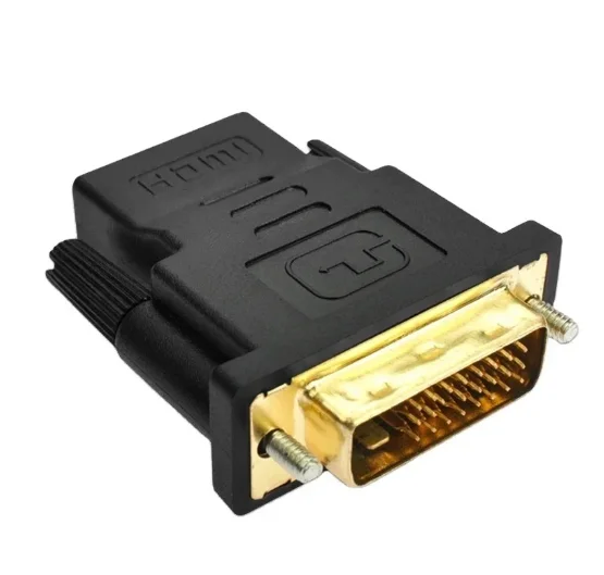 Adaptador DVI-D Macho para HDMI Fêmea: Conecte com Qualidade e Alta Performance - Compatibilidade Garantida para uma Conexãol
