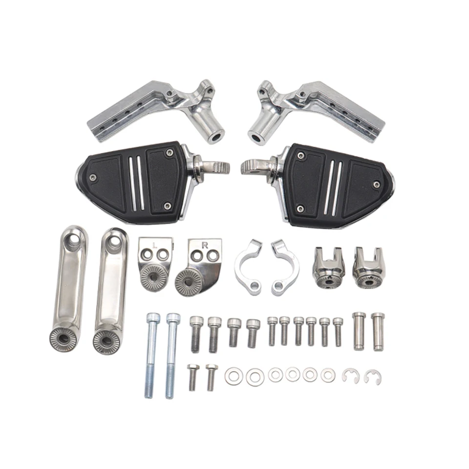 For HONDA GoldWng GL1800 2018-2023 Adjustable 3-Way Hghway Peg Mounts