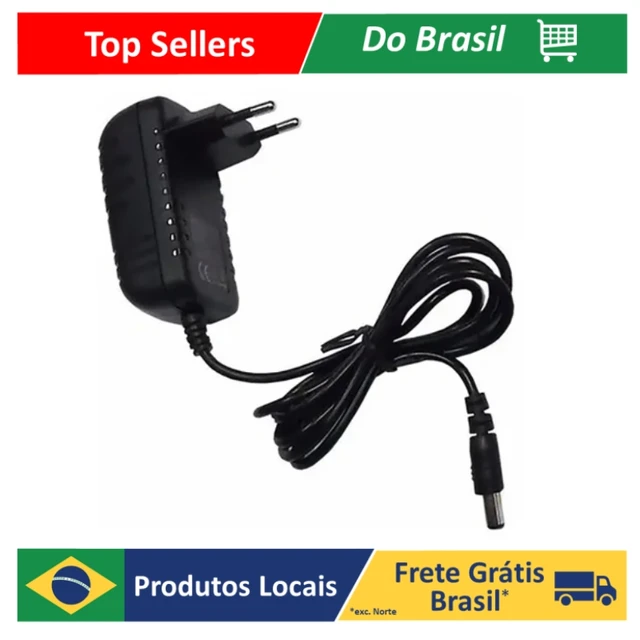 Fonte Para Fita Led 12V 3A Bivolt AC/DC Adapter 2,5mm