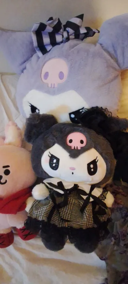 Kuromi Soft Plush Throw Pillow photo review