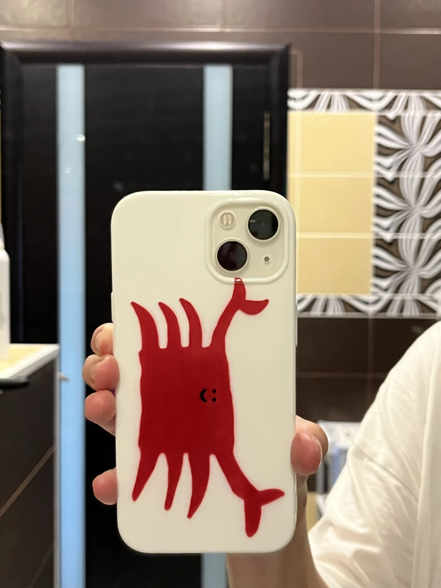 Red Crab iPhone Case, customer photo