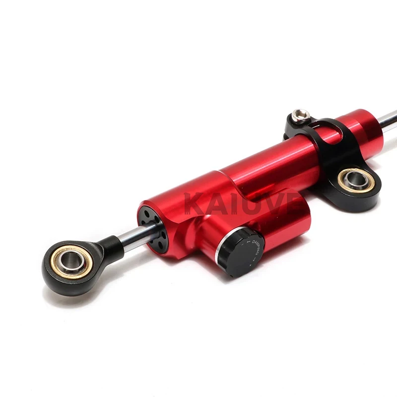 KAIUVE 255MM Universal Motorcycle Steering Damper Stabilizer for YAMAHA HONDA KAWASAKI SUZUKI DUCATI BMW and Electric Scooter
