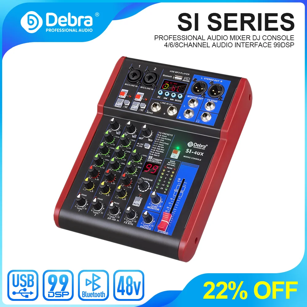 DebraSI4UXProMixerAudioInterfaceForDJMixingConsoleController