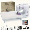Electric Sewing Machine with Extension Table, Foot Pedal, Light, and Sewing Kit Tools for 12 Built-in Stitches and 2 Speeds 1