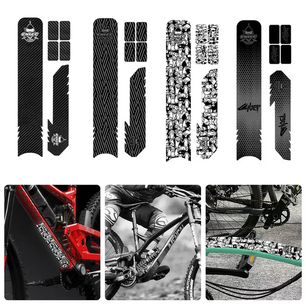 Bicycle Chain Sticker Strong Adhesive Frame Protector Waterproof Oil