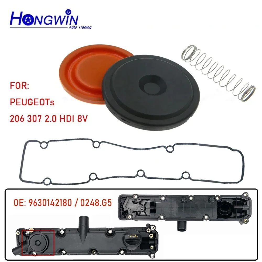 Engine PCV Valve Cover Repair Kit PCV Valve Cover Repair Kit Membrane For 1.9D Peugeot Citroen Fiat Opel Alfa
