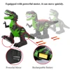 Remote Control Dinosaurs Electric Robot Sound Light Toy Excavation Jurassic Animals T Rex Educational Toys for Children Boys 4