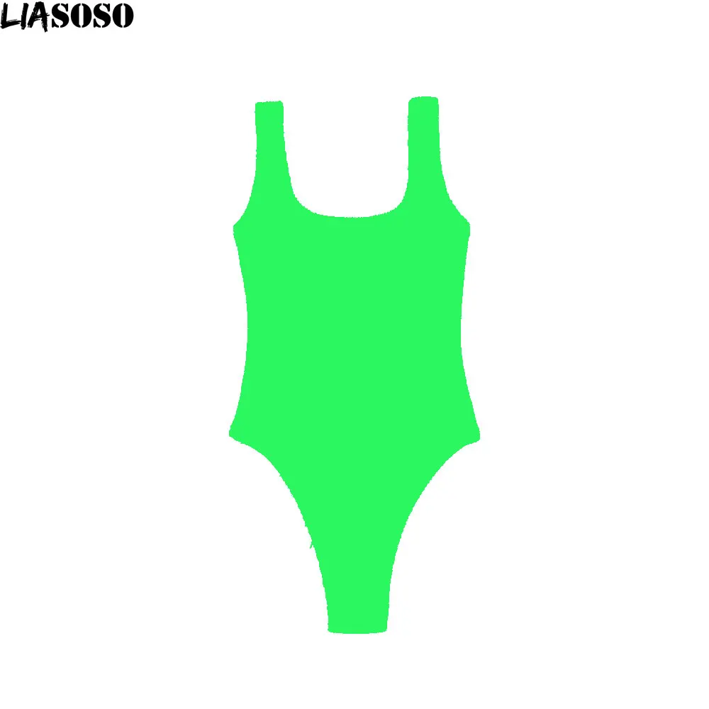 

LIASOSO Sexy Women One Piece Swimsuit Swimwear Female Solid Push Up Thong Bather Bathing Suit Monokini Swimming Suit custom made