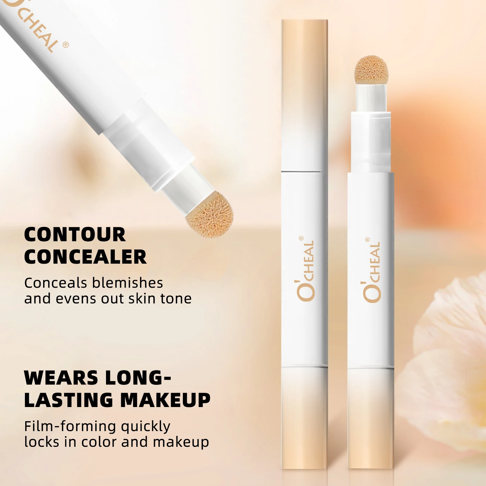 3 Color Face Foundation Concealer Pen Long Lasting Waterproof Corrector Contour Concealers Stick Cosmetic Makeup