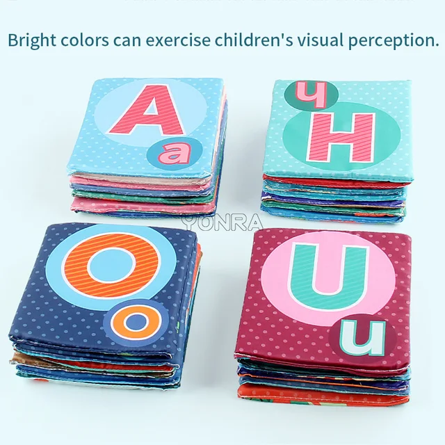Montessori Sensory Cloth Books Baby Children's Kids Educational Toys Toddler Parent-child Interactive Knowledge Developing 5