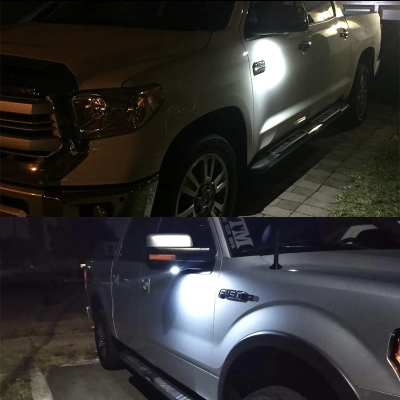 2X LED Pathway Lighting CANBUS Under Side Mirror Puddle Light for Ford Edge Rang