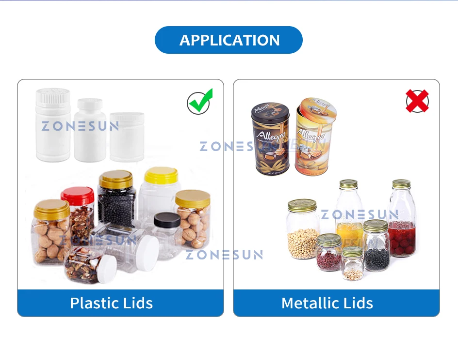 ZONESUN Automatic Sealing Machines Continuous Plastic Bottle Cap Aluminum Foil Lid 260bottles/min Business Production Line