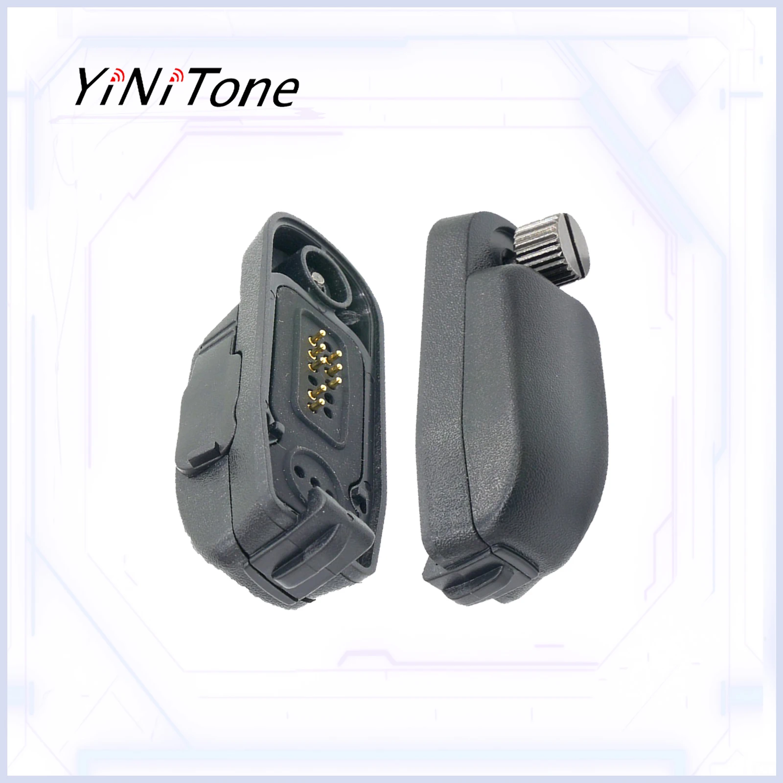 Walkie Talkie Accessorie Converter for Motorola XIR P8268 P8200 APX6000 XPR6300 DP4800 DP3400 MTP6550 Headset Mic Audio Adapter