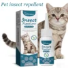 Anti-flea and tick drops bottle for cats and dogs