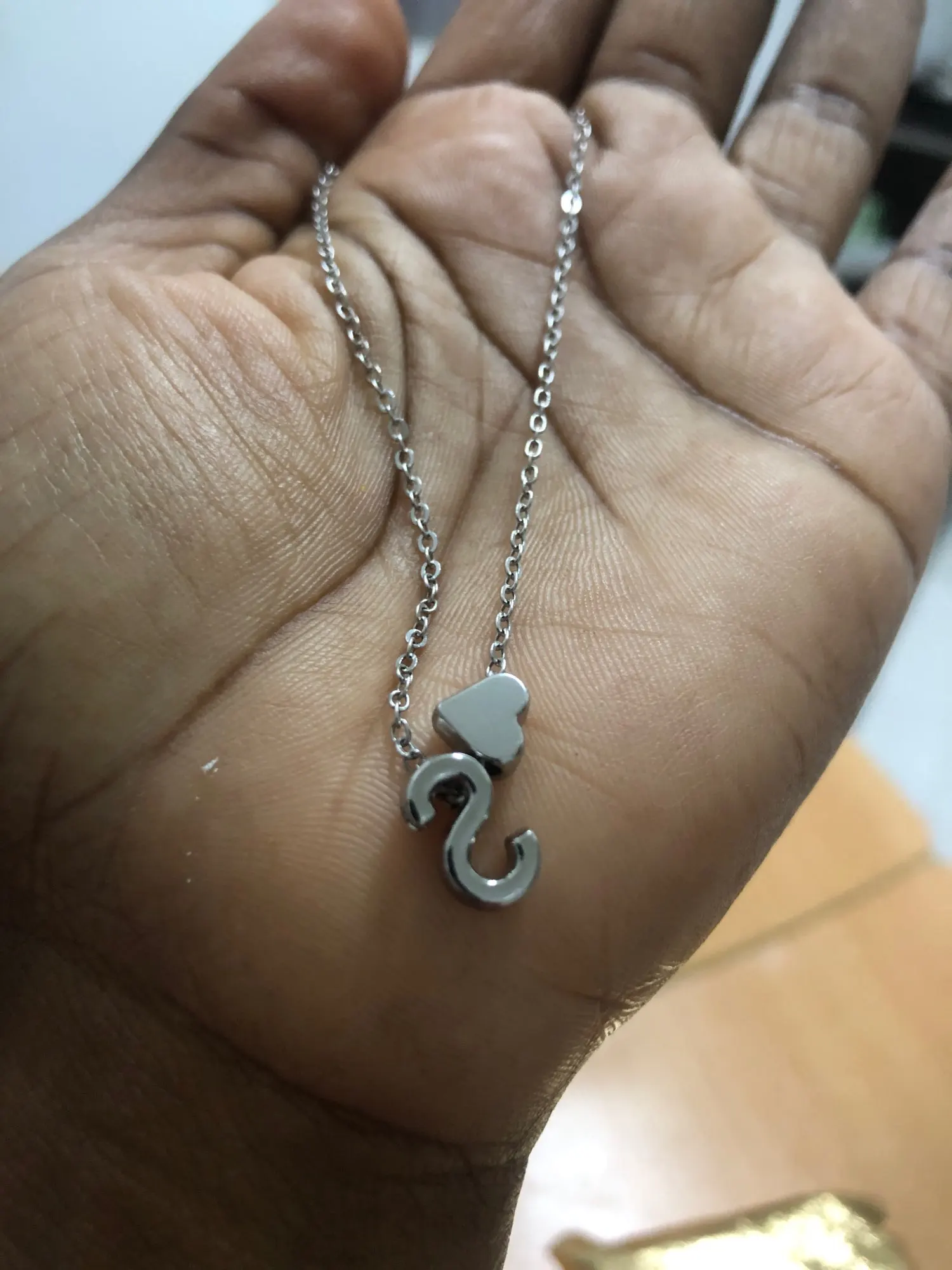 Collier Ella - Initiale Cœur
