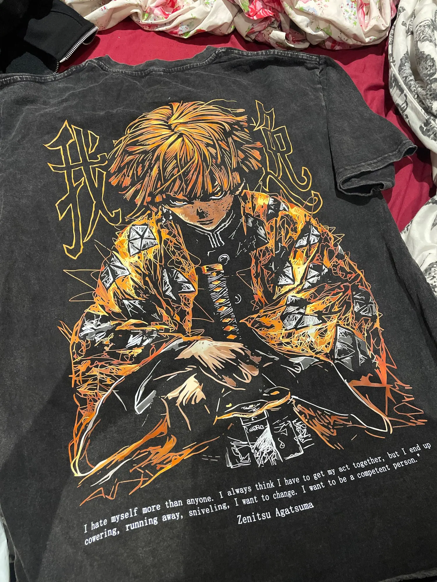 Demon Slayer Gym T-Shirt – Oversized Anime Training Tee (Various Designs)