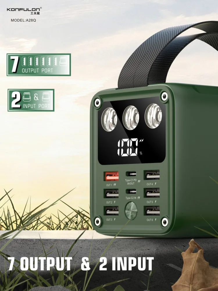 Batterie Externe 60000mAh USB-C – Charge Rapide 22.5W avec Écran LCD NESTO.MA