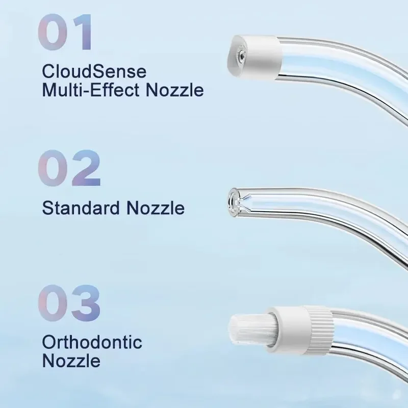 Dental Cleaner XIAOMI MIJIA Electric Oral Irrigator F300 Portable Water Pick Flosser MEO703 Teeth Whitening Cleaner 240ML 2000 Times/Min 4 Mode