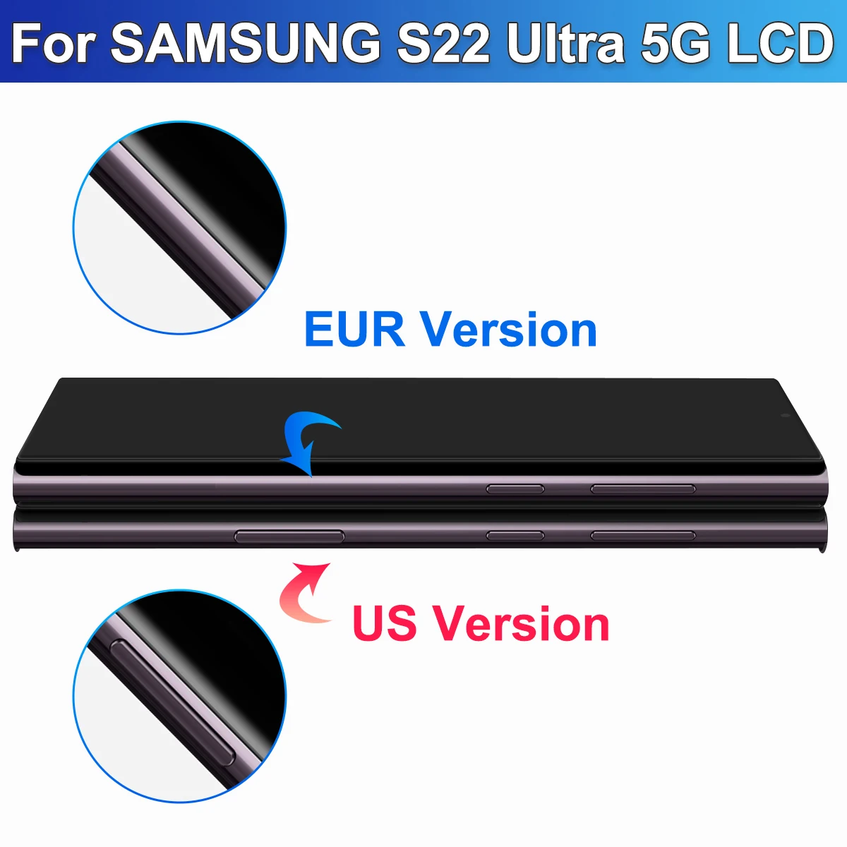 TFT S22 Ʈ ÷ ũ, Ｚ  S22 Ʈ 5G S908B S908B/DS LCD ÷,  ġ ũ   ü