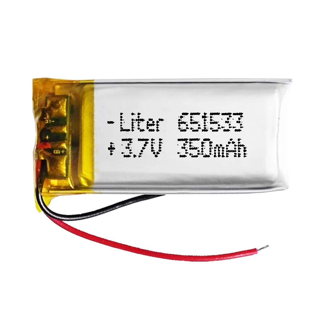 651533 Batteria Lipo 3.7V 350Mah 1.295Wh 1S 5C Liter Energy Battery Per Elettronica Ricaricabile Telefono Portatile Video Mp3 Mp4 Led Light Gps-Non Ad