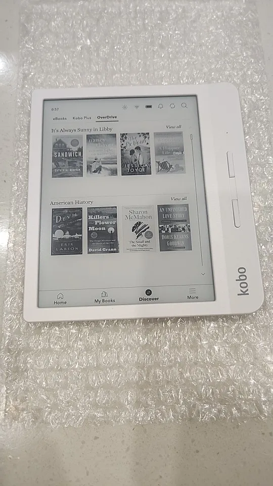 KOBO Libra H2O N873 7“ e-Reader ebook 300PPI IPX8 Waterproof Carta
