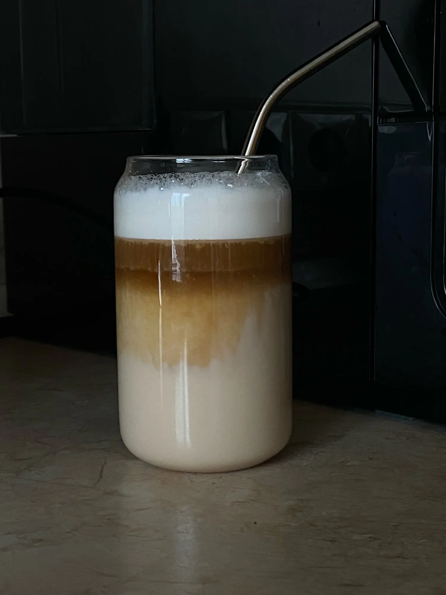 Innovative Transparent Glass Cup with Straw - Perfect for Iced Coffee, Lattes, and More photo review