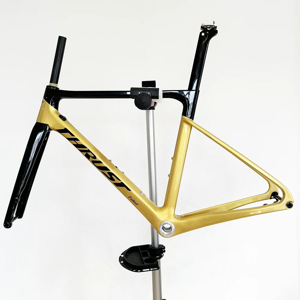 THRUST-ブルー勾配ディスクブレーキカーボンロードフレーム自転車