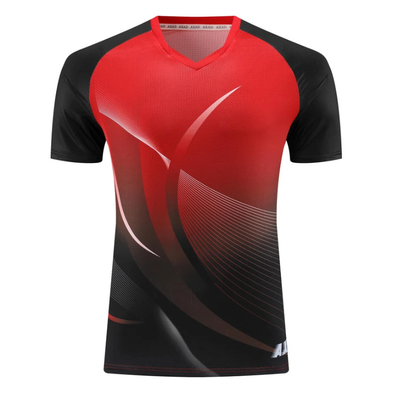 Table tennis clothes Table tennis uniform men women Badminton suit top Unisex Casual Short Sleeve Summer Sports Jersey