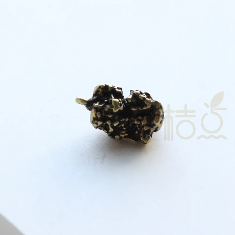 Premium Plated Solid Brass Nugget - 13x7mm