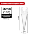 Triangular blade