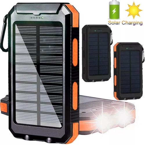 Portable Charger 200000mAh Solar Power Bank Waterproof External Battery with Fast Charging and LED Light photo review
