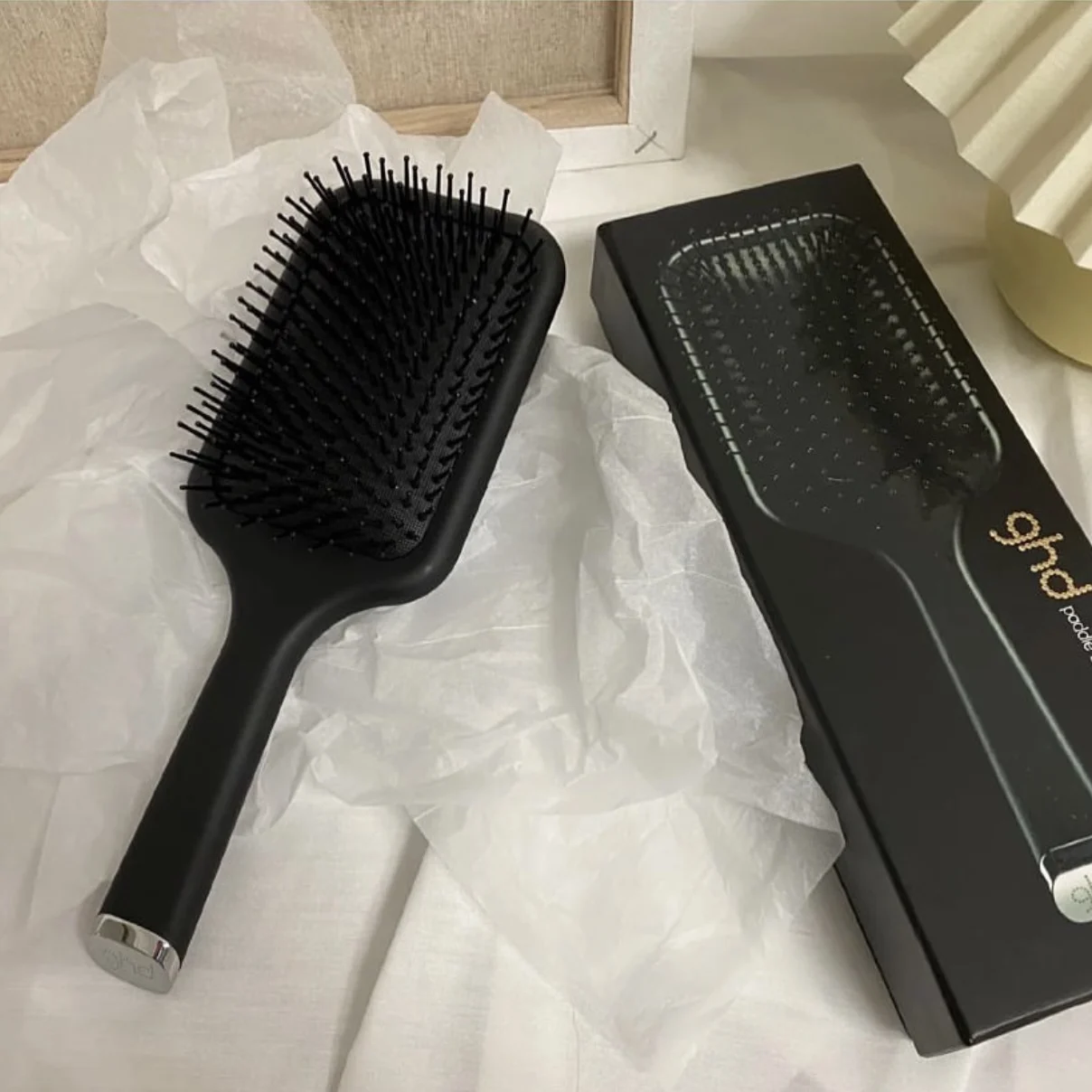 UK Premium Soft Touch Non-Slip Paddle Brush Broad Flat Large Hair Brush for  Styling Large Sections of Hair Detangling Hairbrush - AliExpress