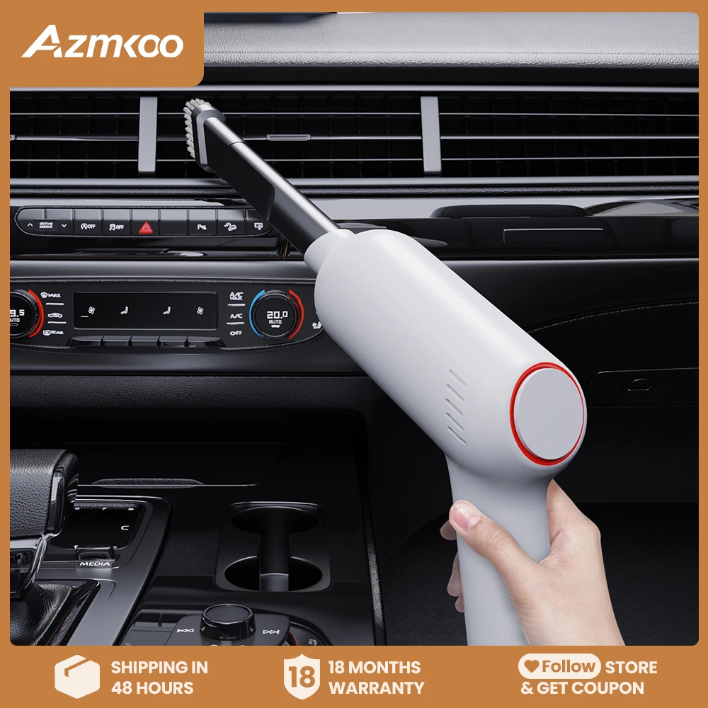 

AZKMOO Portable Wireless Vacuum Cleaner 9000Pa Strong Power Mini Cordless Vacuum Cleaner for Car Keyboard Sofa Desktop Cleaning