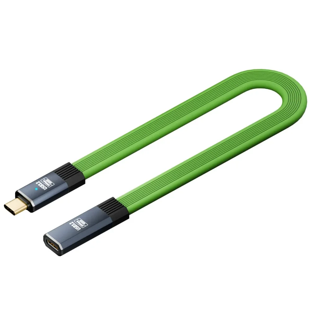 Premium USB C Extension Cable - USB 3.2 Extender, Type C Male to Female Cord for Fast Charging & Data Transfer